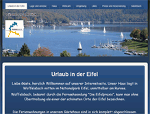 Tablet Screenshot of fewo-eifel.com